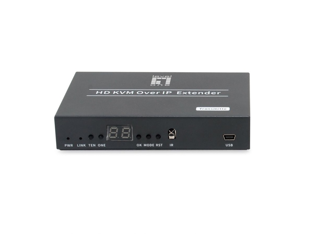 [HVE-6701T] HVE-6701T extensor audio/video Transmisor de señales AV Negro