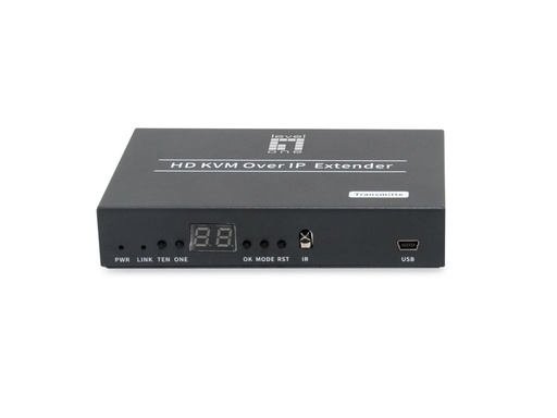 [HVE-6701T] HVE-6701T extensor audio/video Transmisor de señales AV Negro