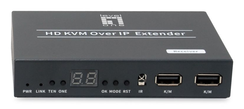 [HVE-6701R] HVE-6701R extensor audio/video Receptor AV Negro