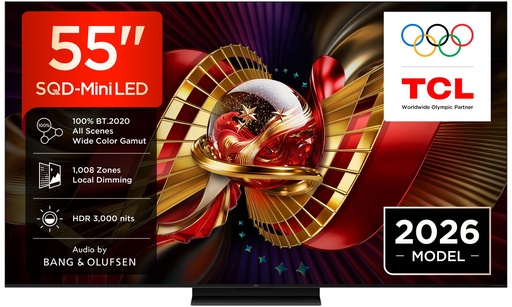 [55C8L] C8L 55C8L Televisor 139,7 cm (55") 4K Ultra HD Smart TV Wifi Negro 6000 cd / m²