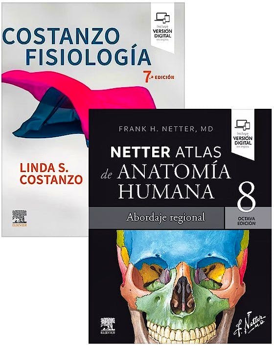 PACK FISIOLOGIA 7 ED Y ATLAS DE ANATOMIA HUMANA 8 ED