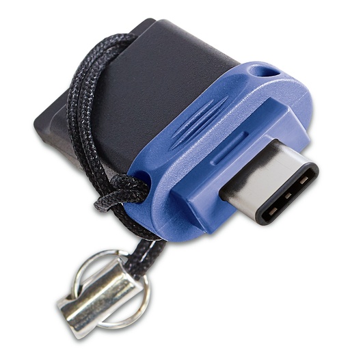 [49967] Dual - Unidad USB 3.0 de 64 GB - USB-C / USB-A - Azul