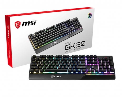 [S11-04ES219-CLA] Vigor GK30 teclado Juego USB QWERTY Español Negro