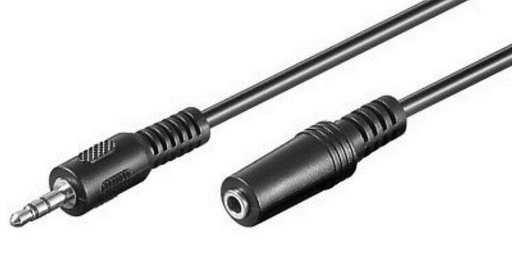 [EC1605] EC1605 cable de audio 1,5 m 3,5mm Negro