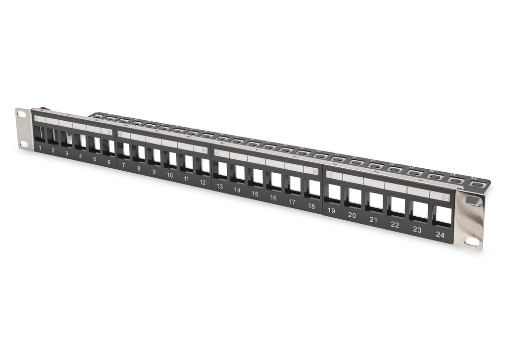 Panel de conexiones modular ® para conector Keystone 1U de montaje en bastidor - descargado