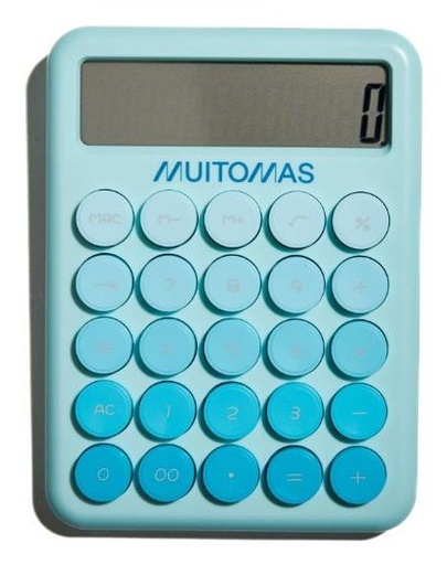 [CALCULATORLB] CALCULATORLB calculadora Escritorio Calculadora básica Azul claro
