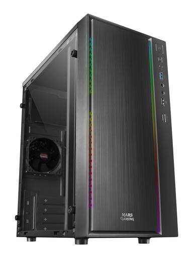 [MCM] MCM, Caja PC Micro ATX, Compacta, 16 Modos ARGB, Ventilador 8 cm
