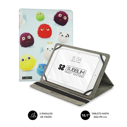 [SUB-CUT-4TC001] Funda Tablet Universal TRENDY CASE FURRY 10.1