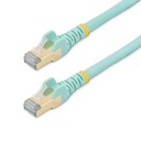 Cable de 10m de Red Ethernet CAT6a Aqua RJ45 STP