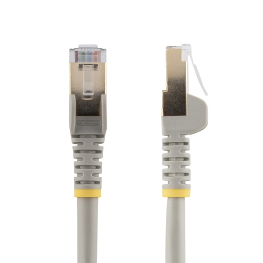 [6ASPAT150CMGR] Cable de 1,5m de Red Ethernet Cat6a Gris sin Enganches con Alambre de Cobre