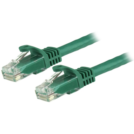 [N6PATC150CMGN] Cable de 1,5m Cat6 Ethernet de Red Verde - RJ45 sin Enganches - 24AWG