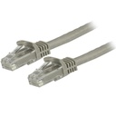 Cable de 1,5m Cat6 Ethernet de Red Gris - RJ45 sin Enganches - 24AWG