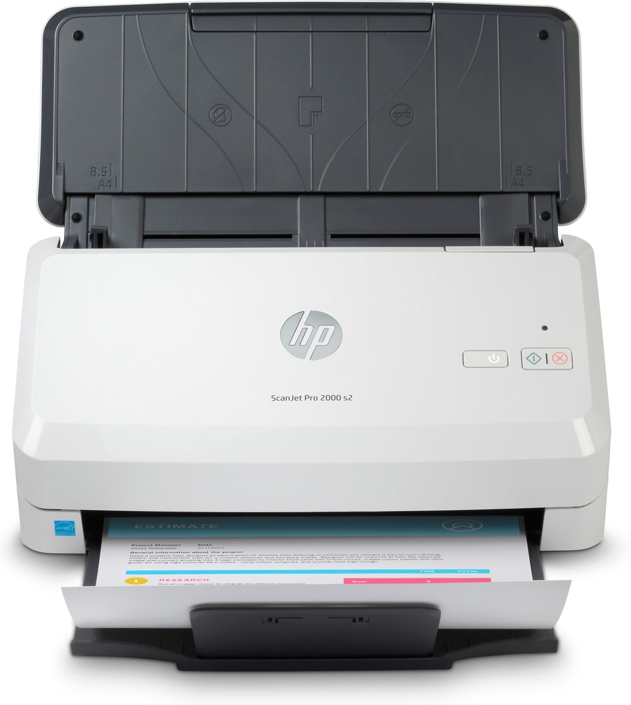 ScanJet Pro 2000 s2 Escáner alimentado con hojas 600 x 600 DPI A4 Negro, Blanco