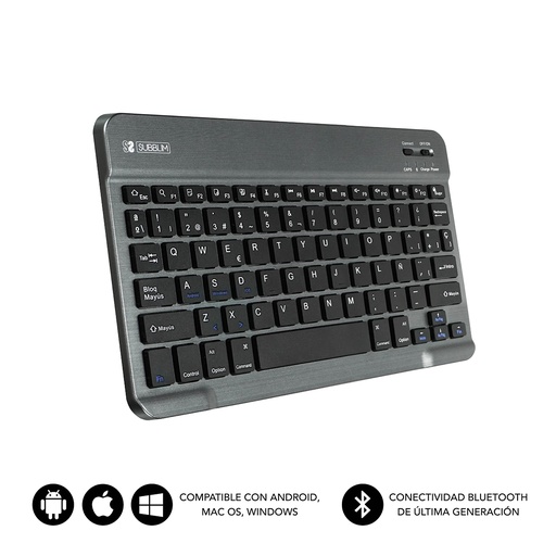 [SUB-KBT-SM0002] Teclado Bluetooth Smart BT Keyboard Grey
