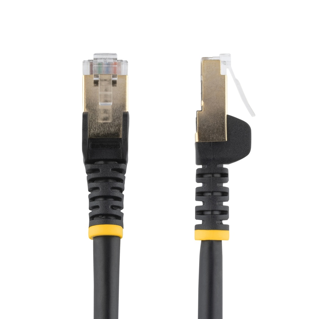 Cable de 5m de Red Ethernet CAT6a Negro RJ45 STP