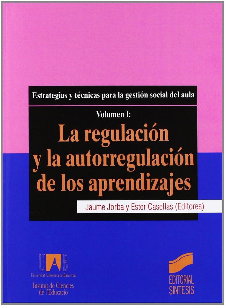 REGULACION Y AUTORR. APRENDIZAJES VOL.I
