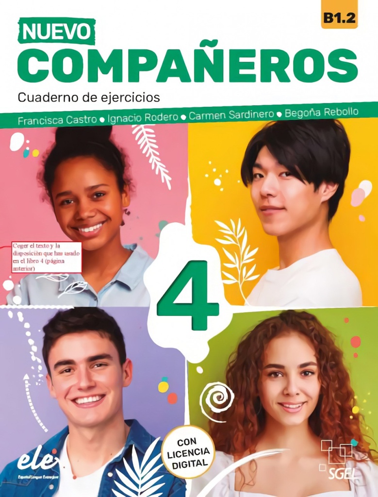 Nuevo Compañeros 4. Cuaderno de ejercicios (B1.2) 3ED