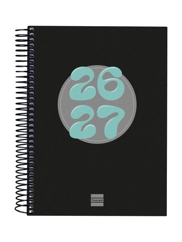 AGENDA ESCOLAR 26-27 4º DP COOL NEGRO ESPIRAL