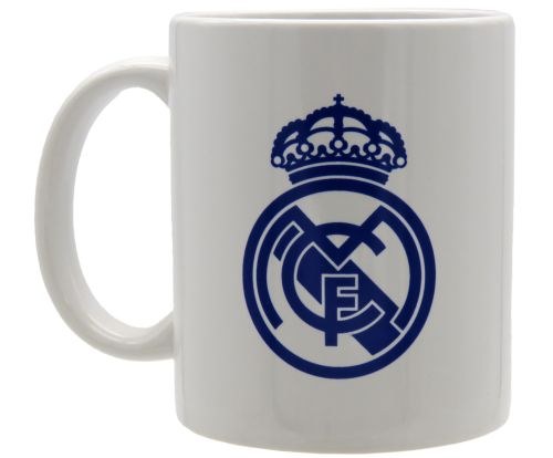 TAZA CERAMICA ESCUDO AZUL EN CAJA REAL MADRID