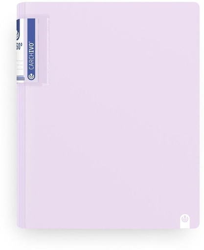 CARPETA ANILLAS A4 2 ANILLAS 40MM FOAM SOFT MALVA
