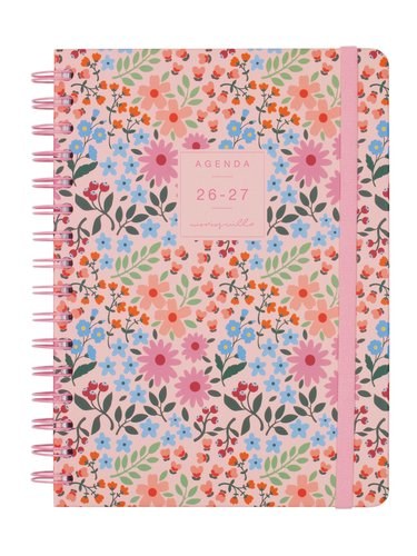 [646010427] AGENDA ESCOLAR 26-27 E10 SVH MONIQUILLA ROSA ESPIRAL