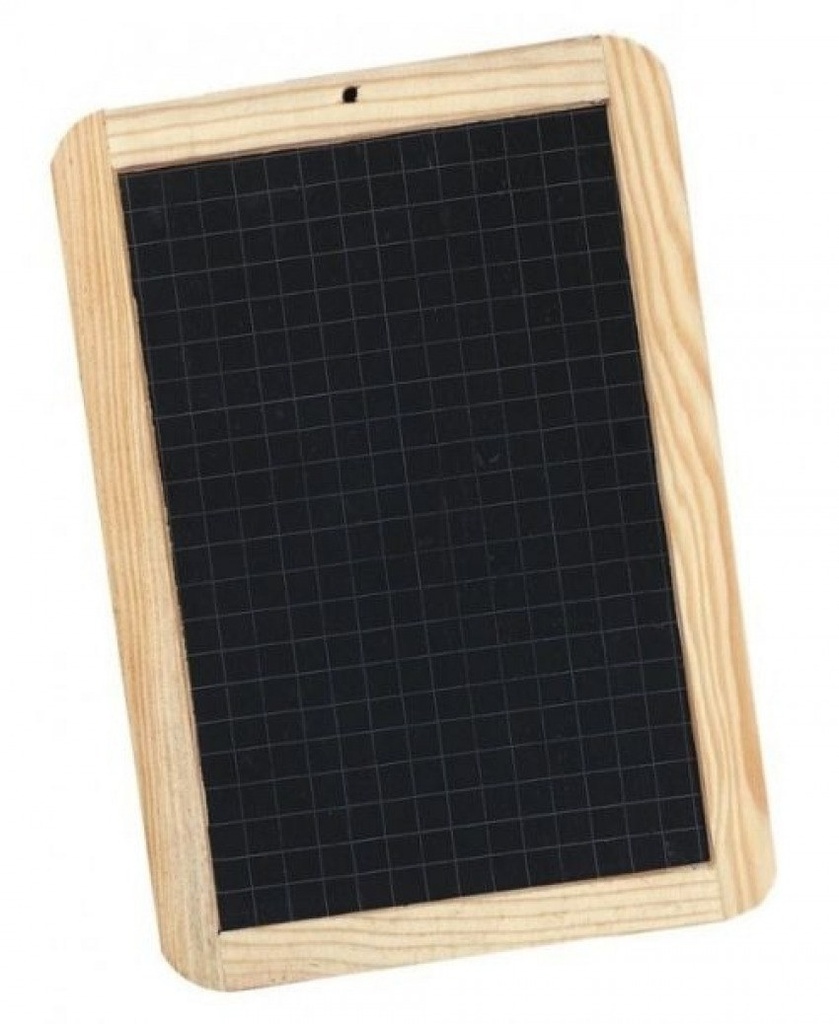 Pizarra negra giotto marco madera 18x26cm