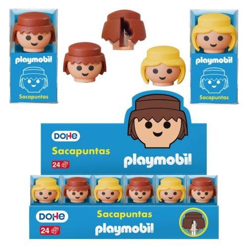 [79785] EXP 24 SACAPUNTAS SURTIDOS PLAYMOBIL