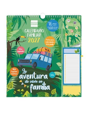 [540220127] CALENDARIO PLUS 26-27 FAMILIAR 16M