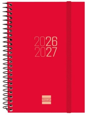 AGENDA ESCOLAR 26-27 E10 DP ESPIR ROJO ESPIRAL