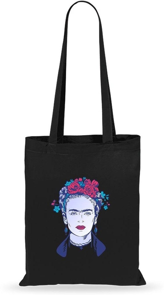 BOLSA FRIDA KAHLO NEGRO