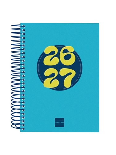 AGENDA ESCOLAR 26-27 8º DP COOL AZUL ESPIRAL