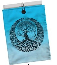 Funda acolchada para libros árbol de la vida 21x28cm