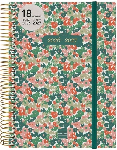 AGENDA ESCOLAR 26-27 E10 2DP 18M DAISY ESPIRAL