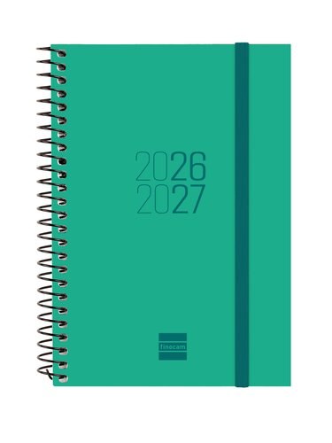 AGENDA ESCOLAR 26-27 E8 SVH ESPIR VERDE ESPIRAL