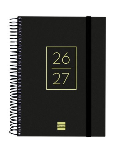 AGENDA ESCOLAR 26-27 4º DP SEC NEGRO ESPIRAL