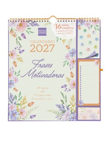 [540220227] CALENDARIO PLUS 26-27 FRASES MOTIVADORAS 16M