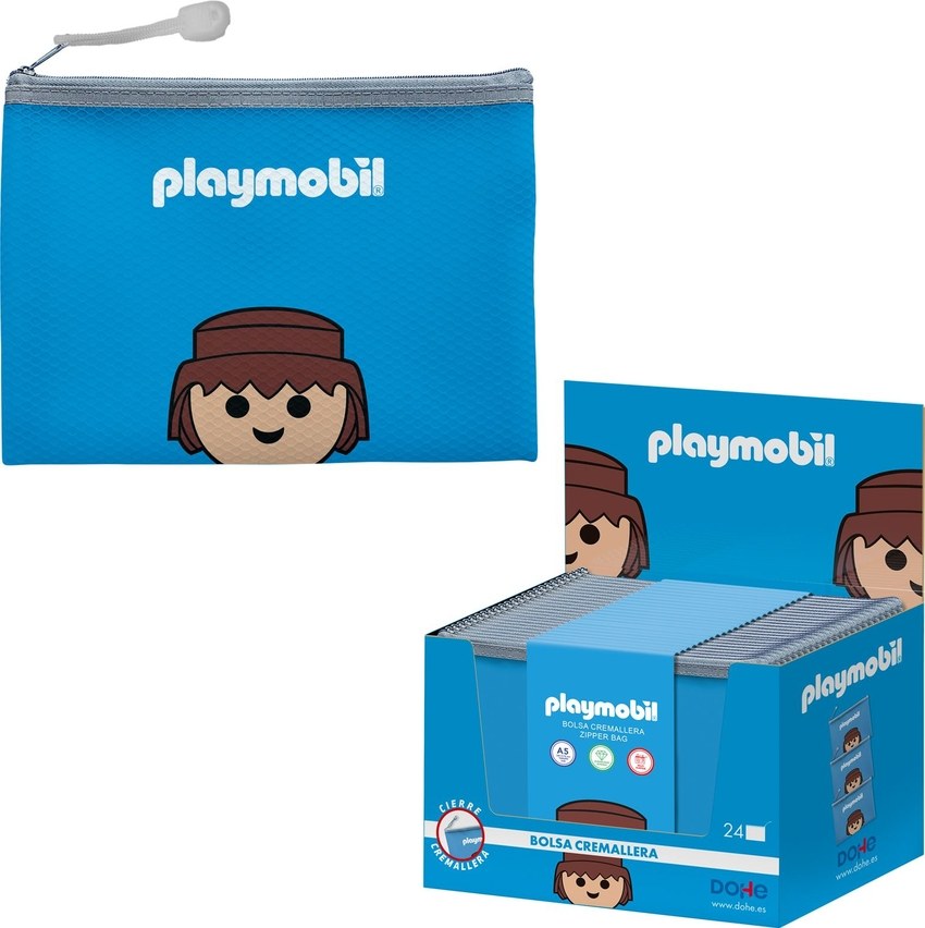 EXP 24 BOLSA CREMALLERA 240X175 PLAYMOBIL