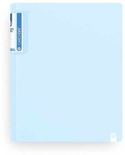 CARPETA ANILLAS A4 2 ANILLAS 40MM FOAM SOFT AZUL
