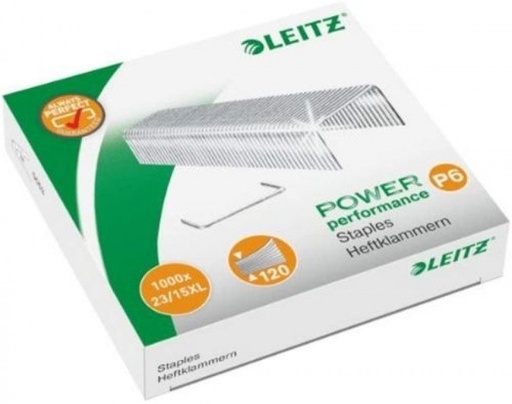 CAJA 1000 GRAPAS 23/15XL POWER LEITZ