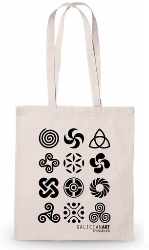 BOLSA TRISCELES GALICIAN ART NATURAL