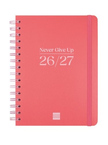 AGENDA ESCOLAR 26-27 4º SVH COSMO ROJO ESPIRAL