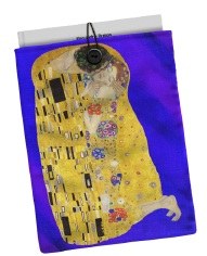 Funda acolchada para libros beso klimt 21x28cm