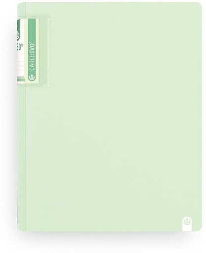 CARPETA ANILLAS A4 4 ANILLAS 40MM FOAM SOFT VERDE