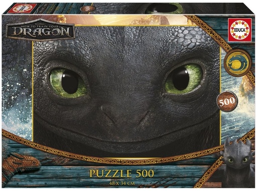PUZZLE 500 PIEZAS COMO ENTRENAR A TU DRAGON