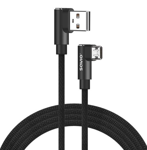 [SAVIO CL-162] CL-162 cable USB 2 m Micro-USB A USB A 0,48 Gbit/s Negro