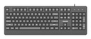 2000 series SPK6247B/85 teclado Universal USB QWERTY Negro