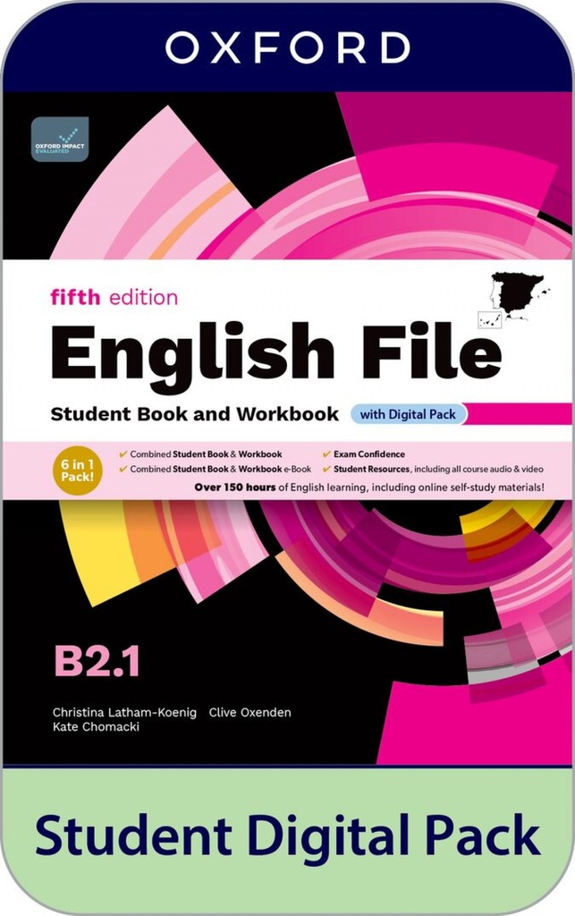 ENGLISH FILE B2.1 5A ED. STUDENT+WORKBOOK WITHOUT KEY