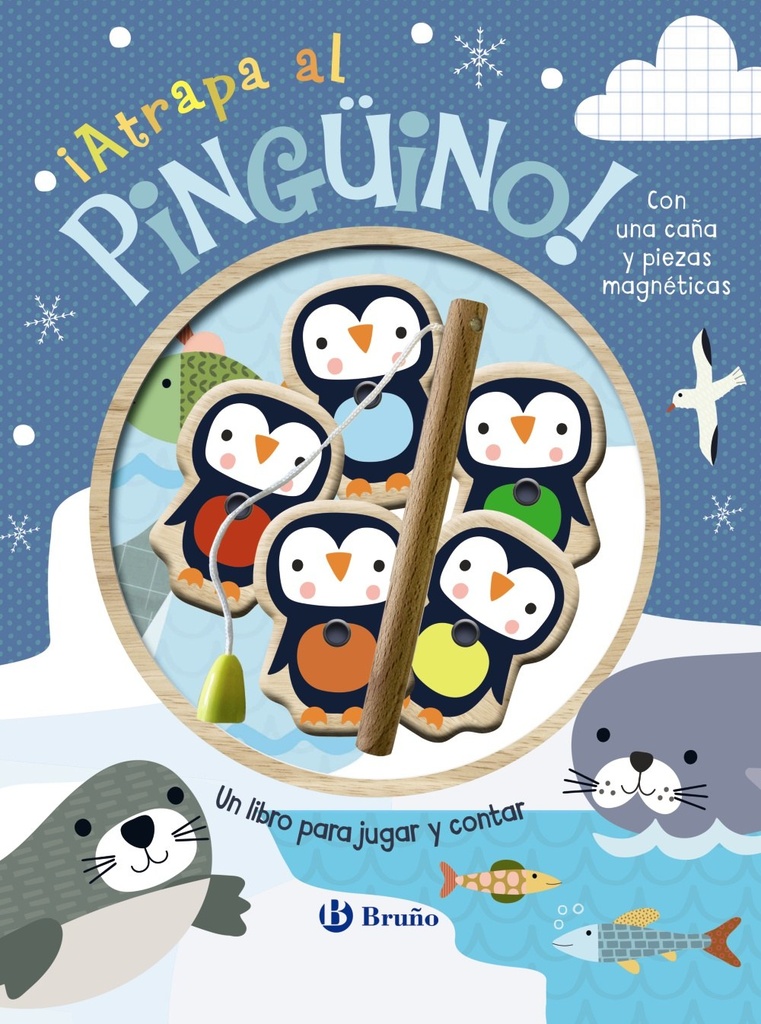 íAtrapa al pingüino! Un libro para jugar y contar