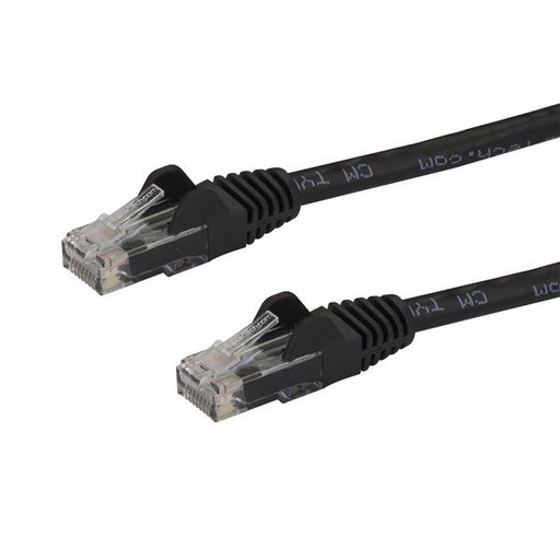 [N6PATC750CMBK] Cable de 7,5m Cat6 Ethernet de Red Negro - RJ45 sin Enganches - 24AWG