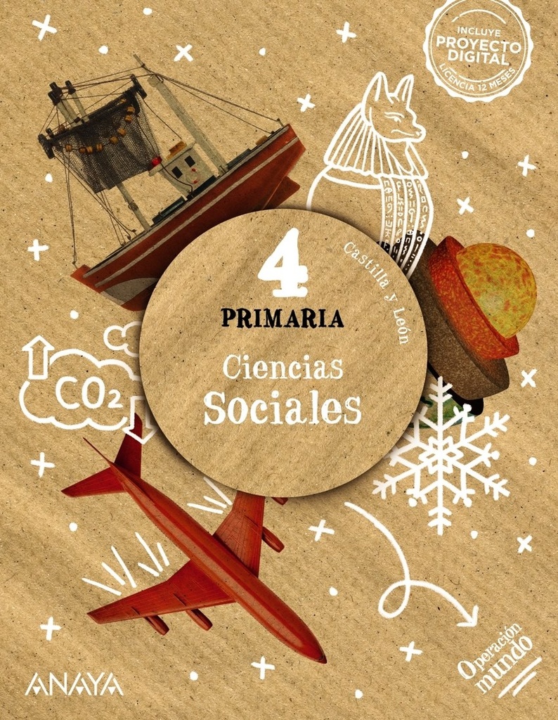 CIENCIAS SOCIALES 4ºPRIMARIA. OPERACIÓN MUNDO. CASTILLA Y LEÓN 2023